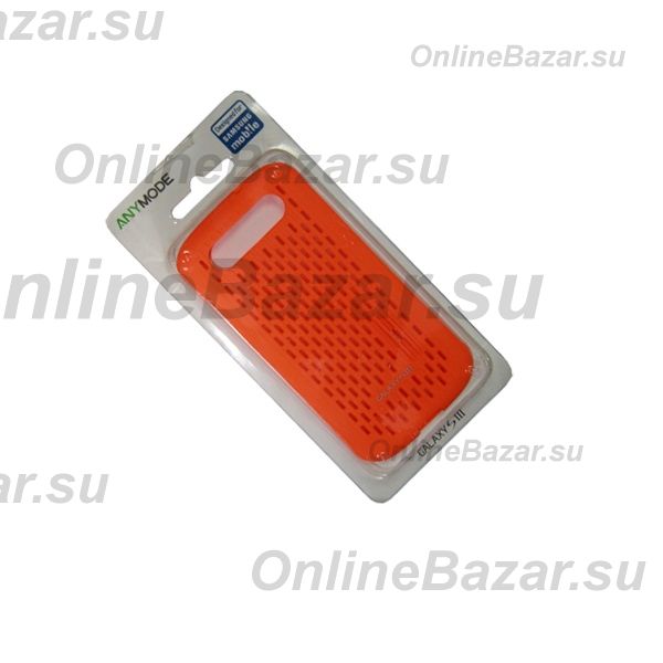 Чехол для Samsung i9305 (Galaxy SIII 4G) задняя крышка пластиковый Anymode COIN <оранжевый> ― Nsk.OnlineBazar.su