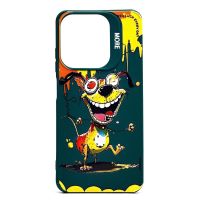 Чехол для Tecno Spark 10C (KI5k) силиконовый (рис. 335/собака) <темно-зеленый> ― Nsk.OnlineBazar.su