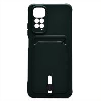 Чехол для Xiaomi 2201117SY силиконовый с картхолдером №4 <темно-зеленый> ― Nsk.OnlineBazar.su