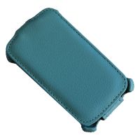 Чехол для HTC Desire 200 флип кожзам №1 <голубой> ― Nsk.OnlineBazar.su