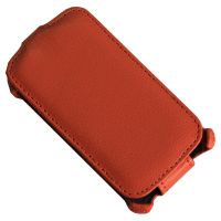 Чехол для HTC Desire 200 флип кожзам №1 <оранжевый> ― Nsk.OnlineBazar.su