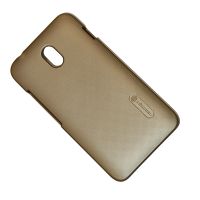 Чехол для HTC Desire 210 Dual Sim задняя крышка пластик ребристый Nillkin <золотой> ― Nsk.OnlineBazar.su