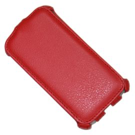 Чехол для HTC Desire 500 One Sim флип кожзам №1 <красный>