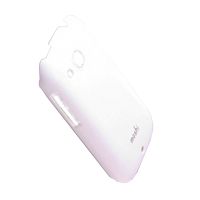 Чехол для HTC Desire C (A320e) задняя крышка пластиковый прорезиненный Moshi Case Soft Touch <белый> ― Nsk.OnlineBazar.su