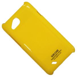 Чехол для HTC Desire VC (T328D) задняя крышка пластик лакированный SGP Case Ultra Slider <желтый>