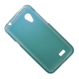 Чехол для HTC Desire VT (T328t) силиконовый матовый <голубой>