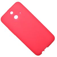 Чехол для HTC One E8 Dual Sim силиконовый матовый <красный> ― Nsk.OnlineBazar.su