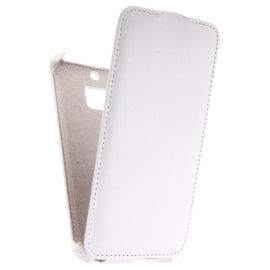 Чехол для HTC One M9 Plus флип кожзам №1 <белый>