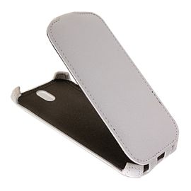Чехол для HTC One SV (T528t) флип кожзам №1 <белый>