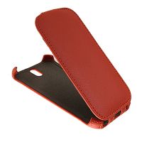 Чехол для HTC One SV (T528t) флип кожзам №1 <оранжевый> ― Nsk.OnlineBazar.su