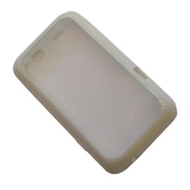 Чехол для HTC Salsa (C510e) задняя крышка пластиково-силиконовый KASHI + зашитная пленка <белый>