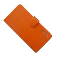 Чехол для HTC X920e (Butterfly) флип боковой натуральная кожа Xuenair Wax Oil Series <оранжевый> ― Nsk.OnlineBazar.su