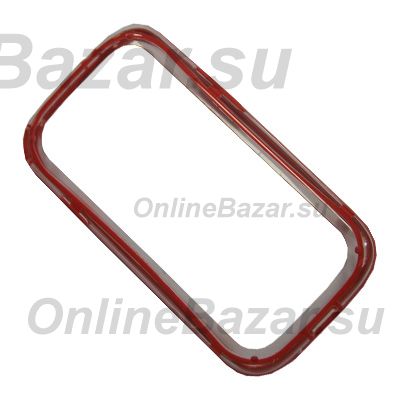 Чехол для Samsung i9305 (Galaxy SIII 4G) бампер пластиковый Vser <красно-прозрачный> ― Nsk.OnlineBazar.su