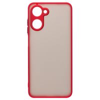 Чехол для Realme 10 пластиковый с окантовкой <красный> ― Nsk.OnlineBazar.su