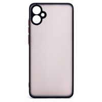 Чехол для Samsung SM-A055F (Galaxy A05) пластиковый с окантовкой <черный> ― Nsk.OnlineBazar.su