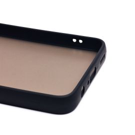 Чехол для Samsung SM-A055F (Galaxy A05) пластиковый с окантовкой <черный>