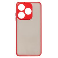 Чехол для Tecno Spark 10C (KI5k) пластиковый с окантовкой <красный> ― Nsk.OnlineBazar.su