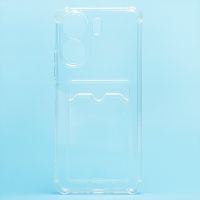 Чехол для Realme RMX3910 силиконовый с картхолдером №2 <прозрачный> ― Nsk.OnlineBazar.su