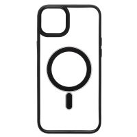 Чехол для Apple iPhone 14 Plus пластиковый MagSafe <черный> ― Nsk.OnlineBazar.su