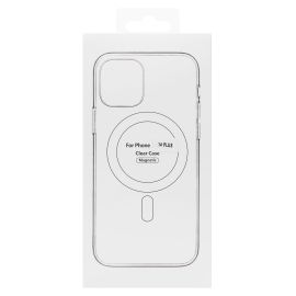 Чехол для Apple iPhone 14 Plus пластиковый MagSafe <черный>