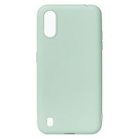 Чехол для Samsung SM-A015 (Galaxy A01) силиконовый Soft Touch 4 <светло-зеленый> ― Nsk.OnlineBazar.su