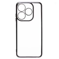 Чехол для Tecno Spark 10C (KI5k) силиконовый ультратонкий Pilot <черный> ― Nsk.OnlineBazar.su
