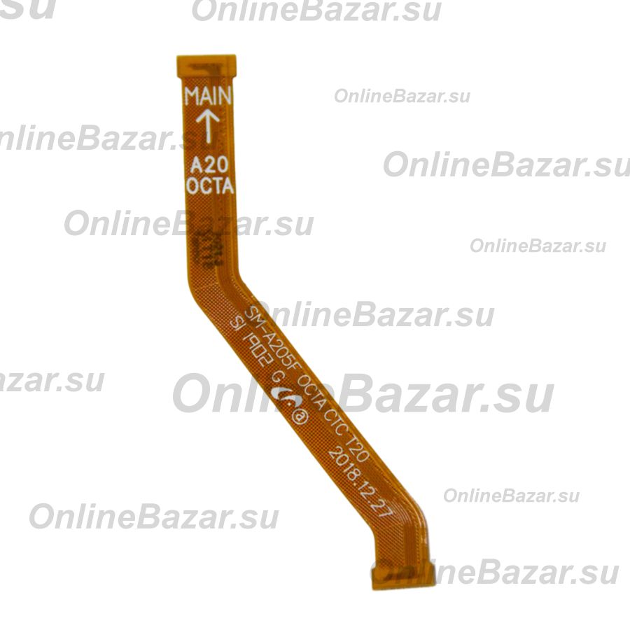 Шлейф для Samsung SM-A205F (Galaxy A20) на дисплей ― Nsk.OnlineBazar.su