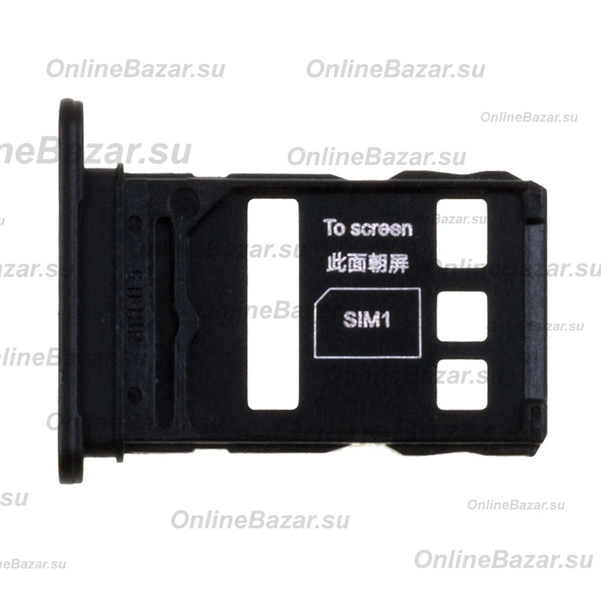 Лоток Sim-карты для Honor 50 (NTH-NX9) <черный> ― Nsk.OnlineBazar.su
