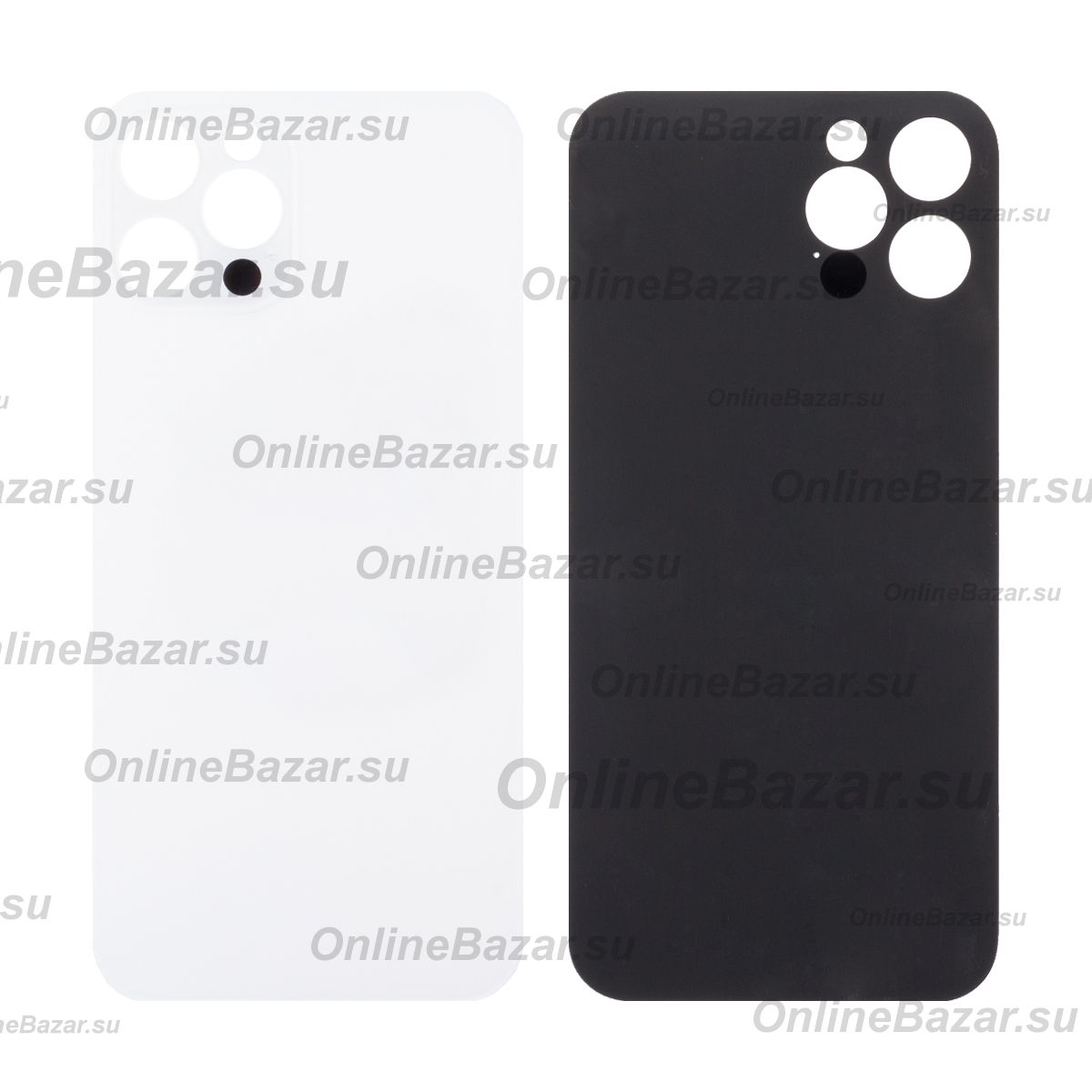 Задняя крышка для Apple iPhone 12 Pro (широкий вырез под камеру) <белый> ― Nsk.OnlineBazar.su
