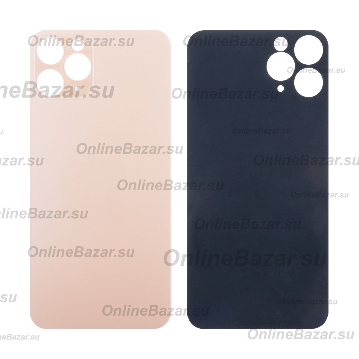 Задняя крышка для Apple iPhone 11 Pro (широкий вырез под камеру) <золотой> ― Nsk.OnlineBazar.su