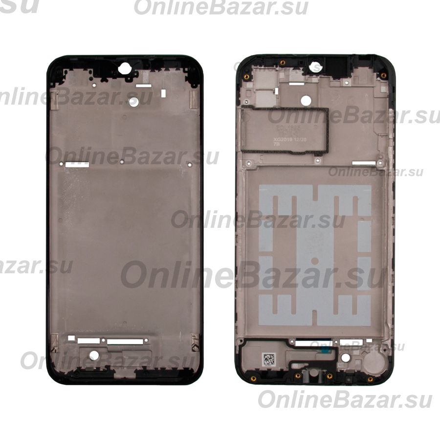 Рамка дисплея для Samsung SM-A015F (Galaxy A01) <черный> ― Nsk.OnlineBazar.su