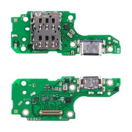 Плата нижняя для Huawei BNE-LX1 на системный разъем, разъем Sim-карты и микрофон