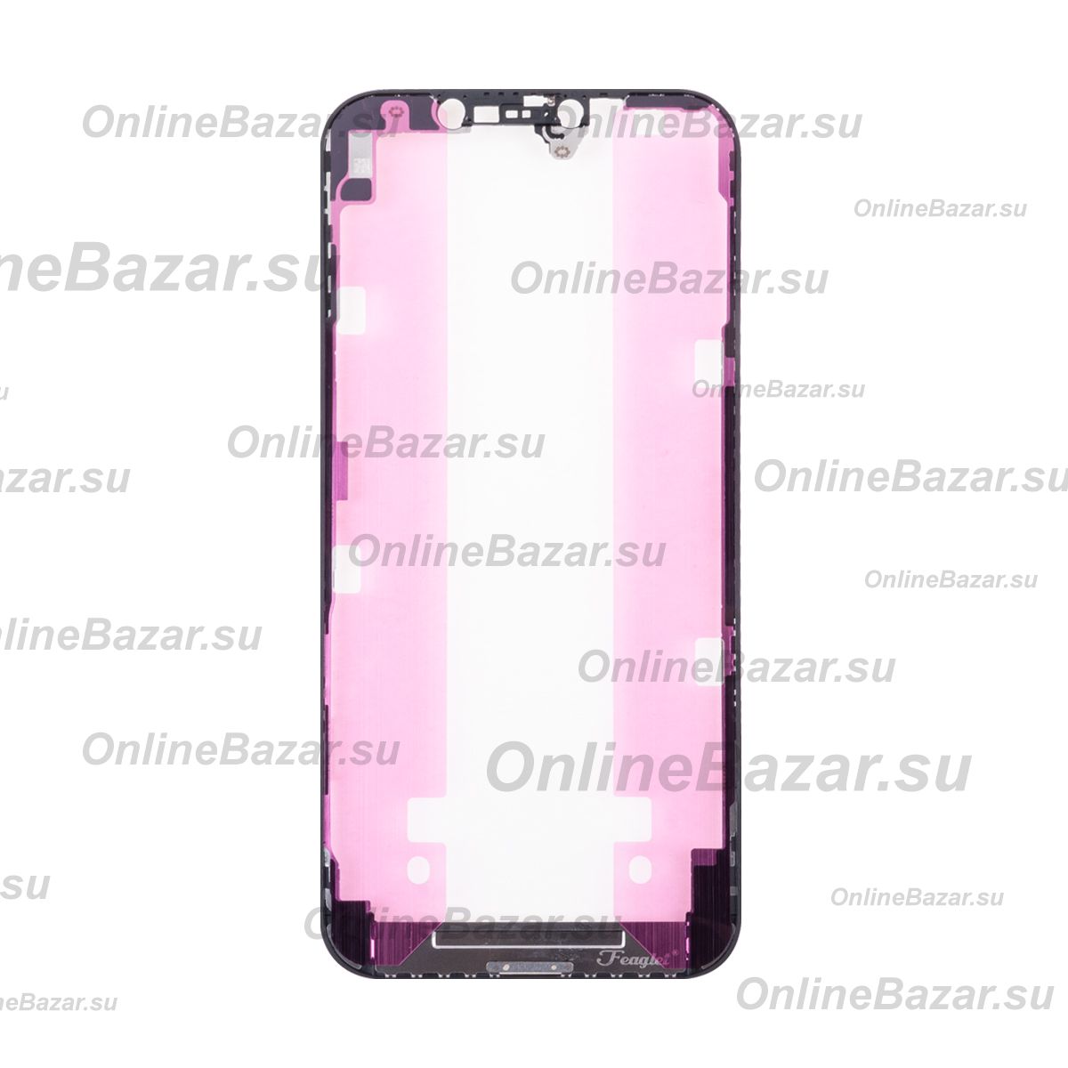 Рамка дисплея для Apple iPhone 12 Pro Max <черный> (оригинал) ― Nsk.OnlineBazar.su