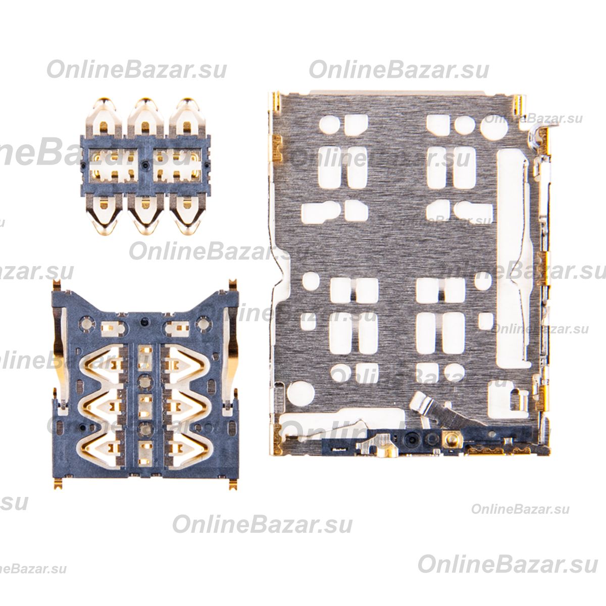 Разъем Sim-карты для Honor 30s (CDY-NX9A) в сборе с разъемом карты памяти ― Nsk.OnlineBazar.su