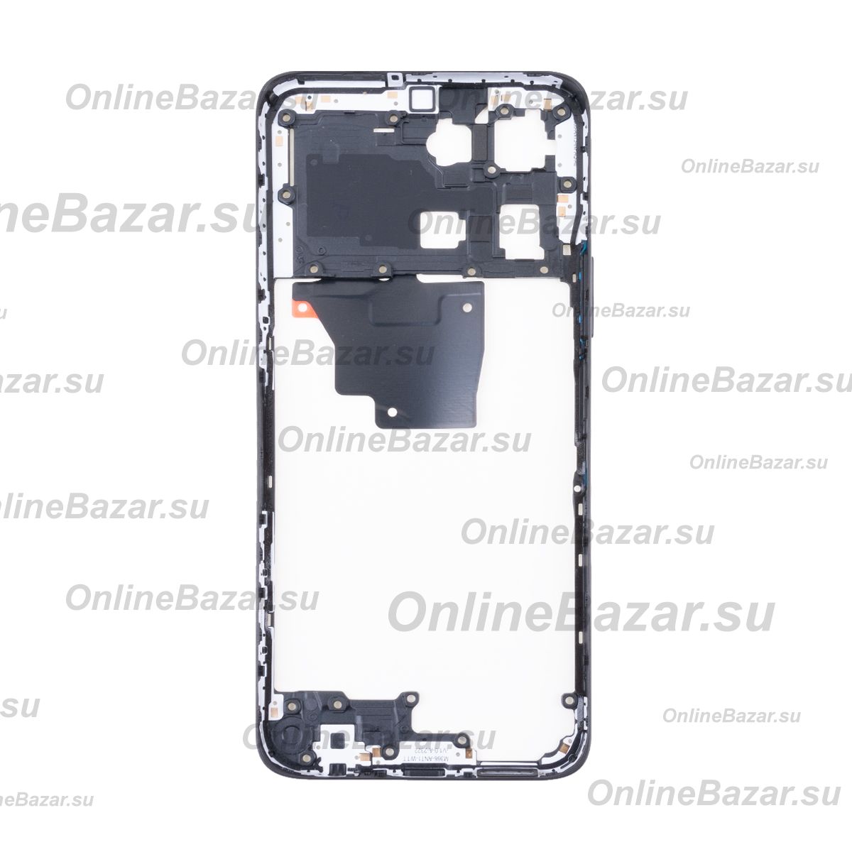 Средняя часть корпуса для Huawei Honor X6a <черный> ― Nsk.OnlineBazar.su