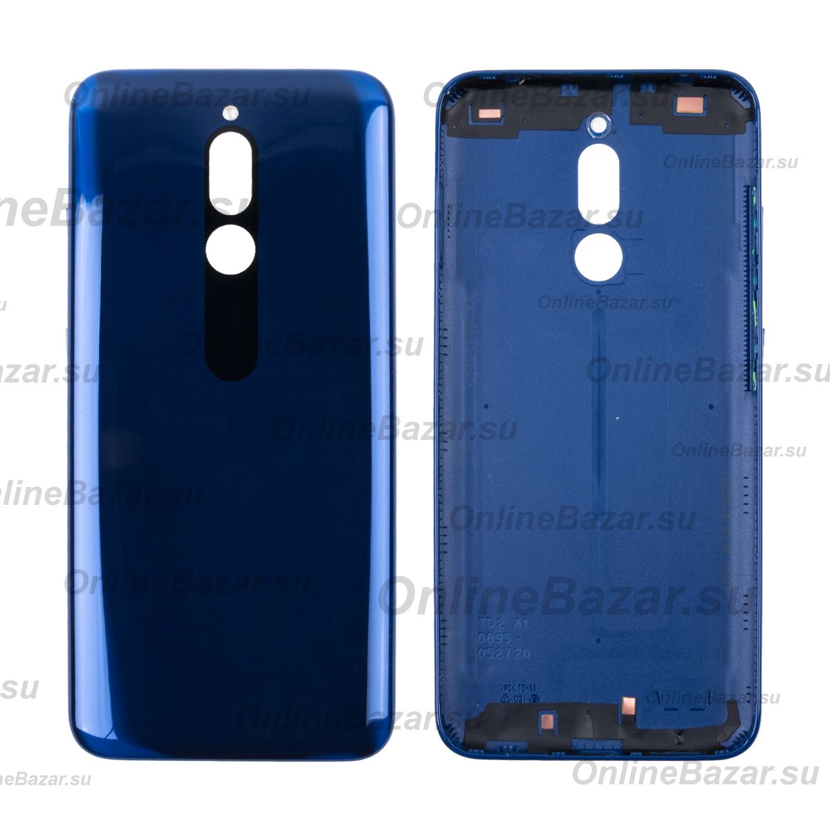 Задняя крышка для Xiaomi Redmi 8 <синий> (премиум) ― Nsk.OnlineBazar.su