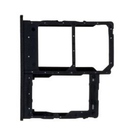 Лоток sim-карты для Samsung SM-A013F (Galaxy A01 Core) и карты памяти <черный>