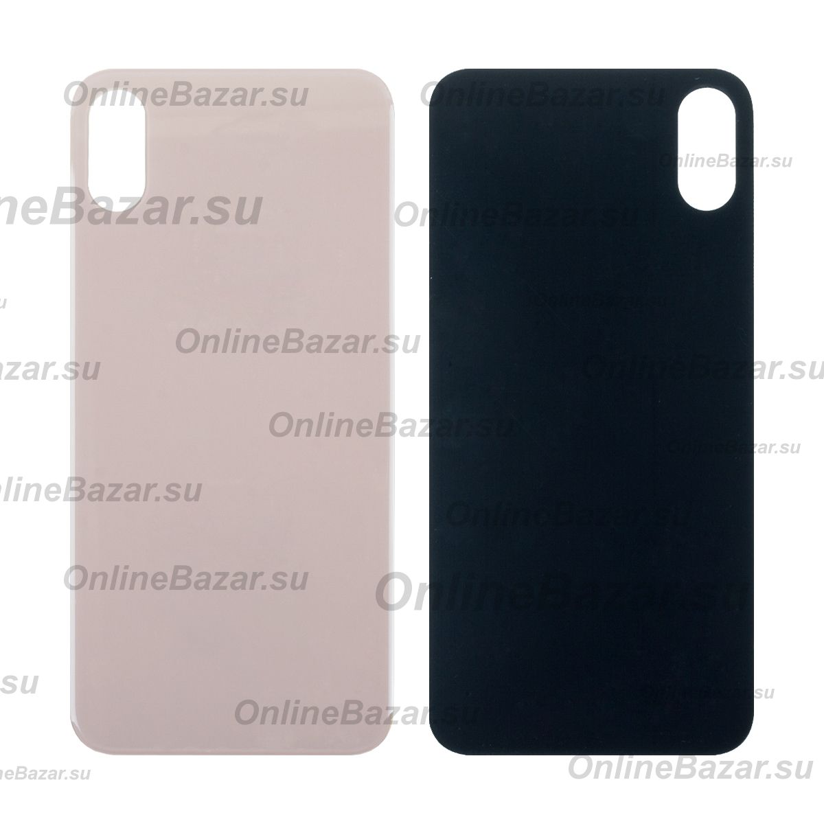 Задняя крышка для Apple iPhone Xs (широкий вырез под камеру) <золото> ― Nsk.OnlineBazar.su